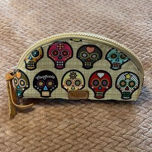 Consuela sugar skull make up bag